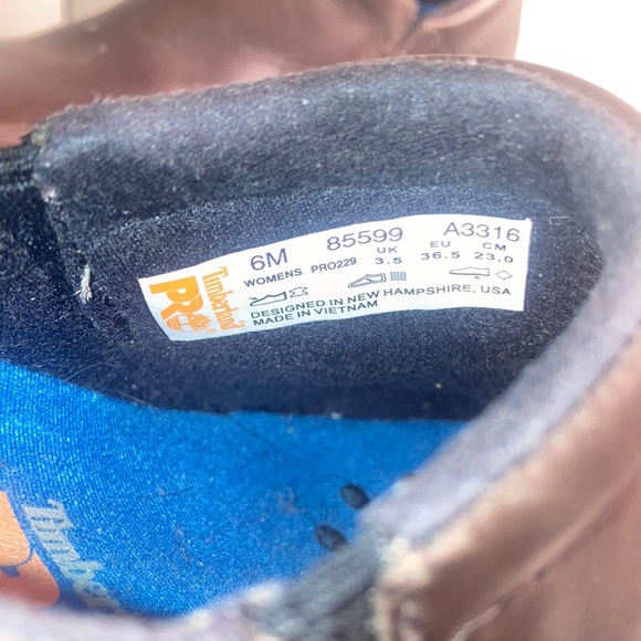 Timberland Pro Anti Fatigue Technology ESD “Newbury” Leather Slip On Loafer Clog - Picture 10 of 10